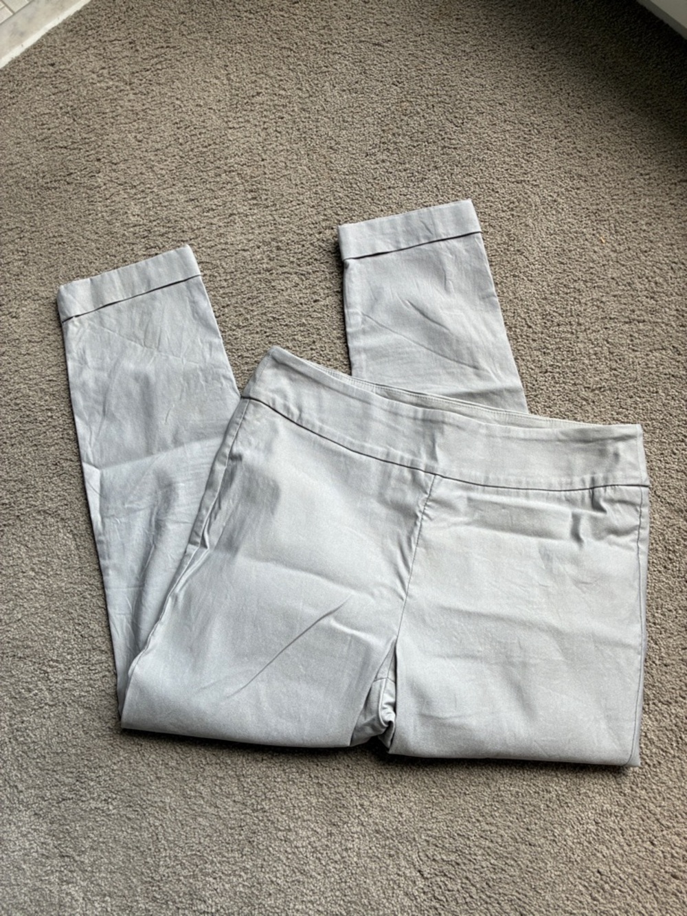Tribal Light Gray Casual Pants